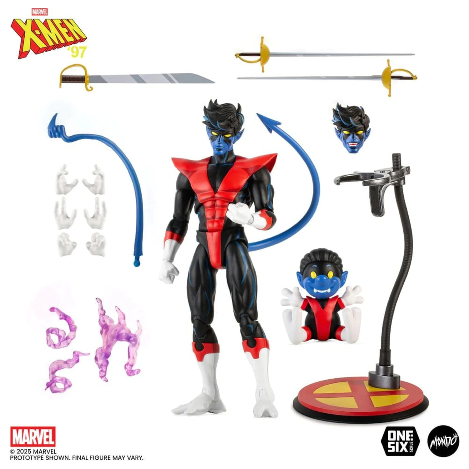 X-Men '97 akčná figúrka 1/6 Nightcrawler 27 cm produktová fotografia