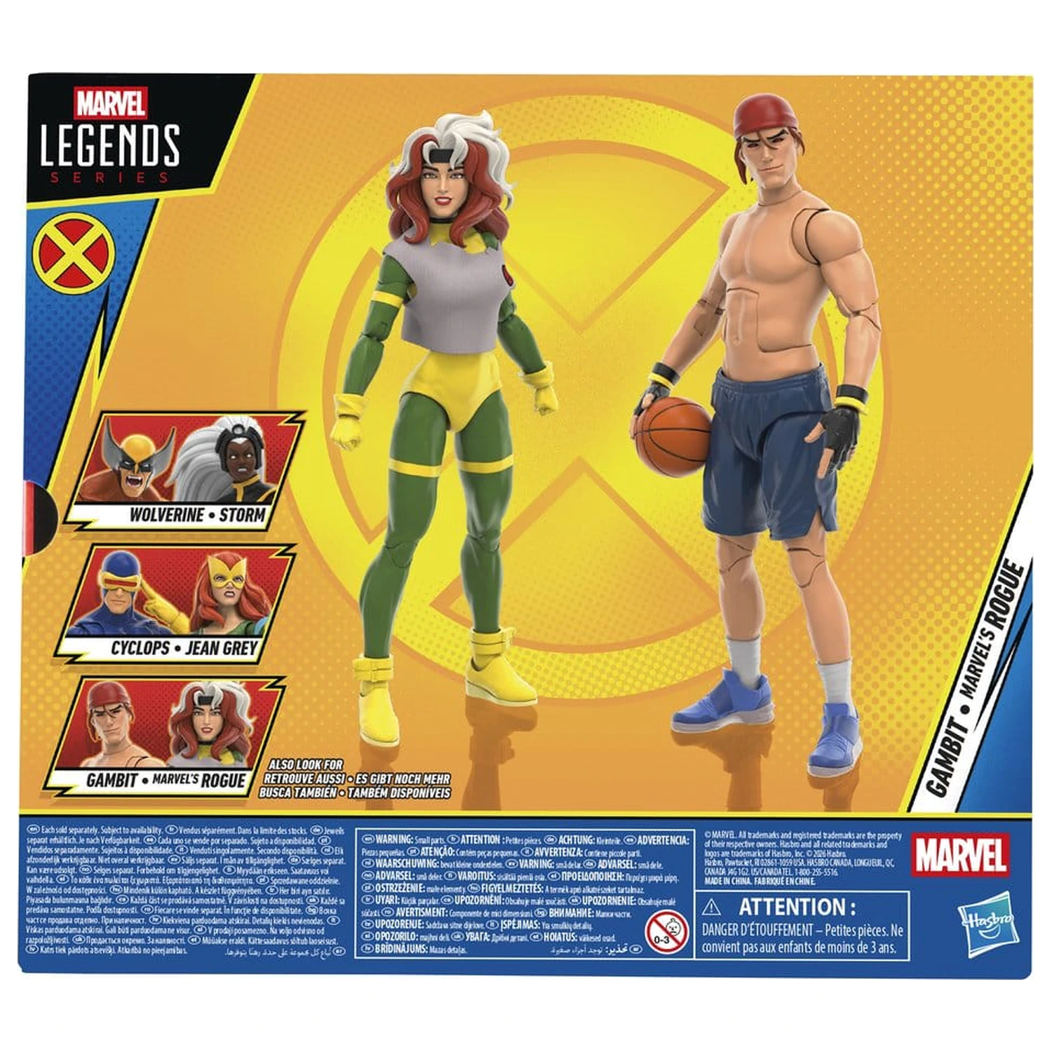 X-Men '97 Marvel Legends akčné figúrky 2-balenie Gambit & Marvel's Rogue 15 cm produktová fotografia