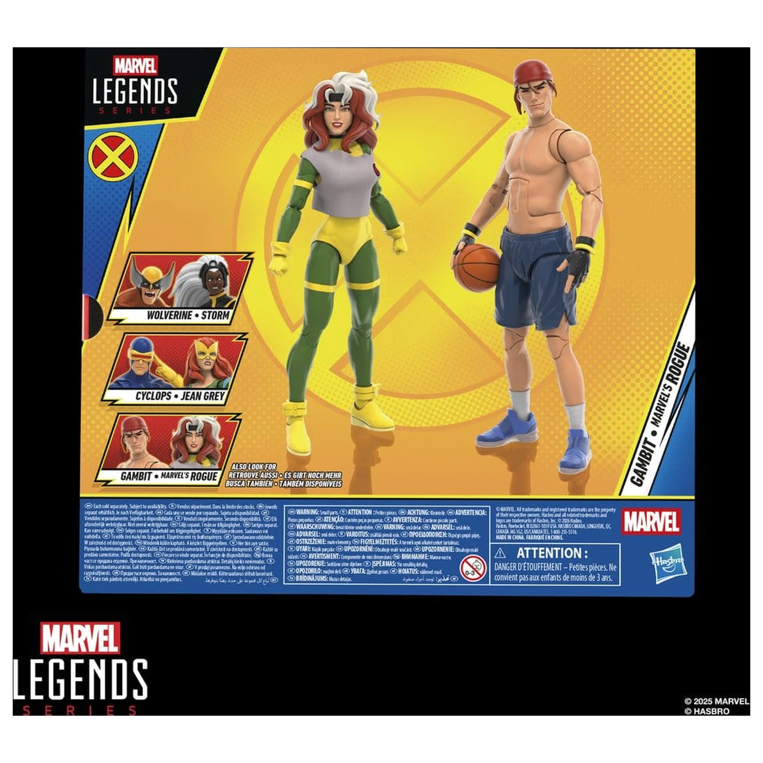 X-Men '97 Marvel Legends akčné figúrky 2-balenie Gambit & Marvel's Rogue 15 cm produktová fotografia
