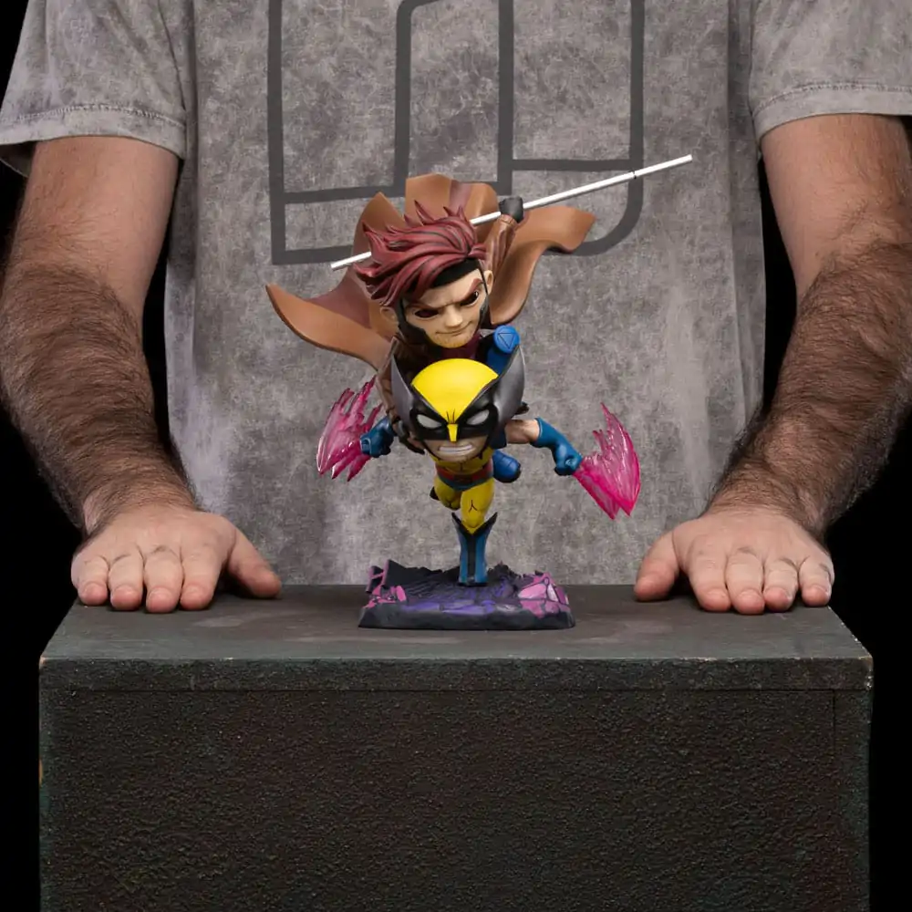 X-Men 97 Mini Co. PVC Figurka Gambit és Rozsomák 23 cm termékfotó