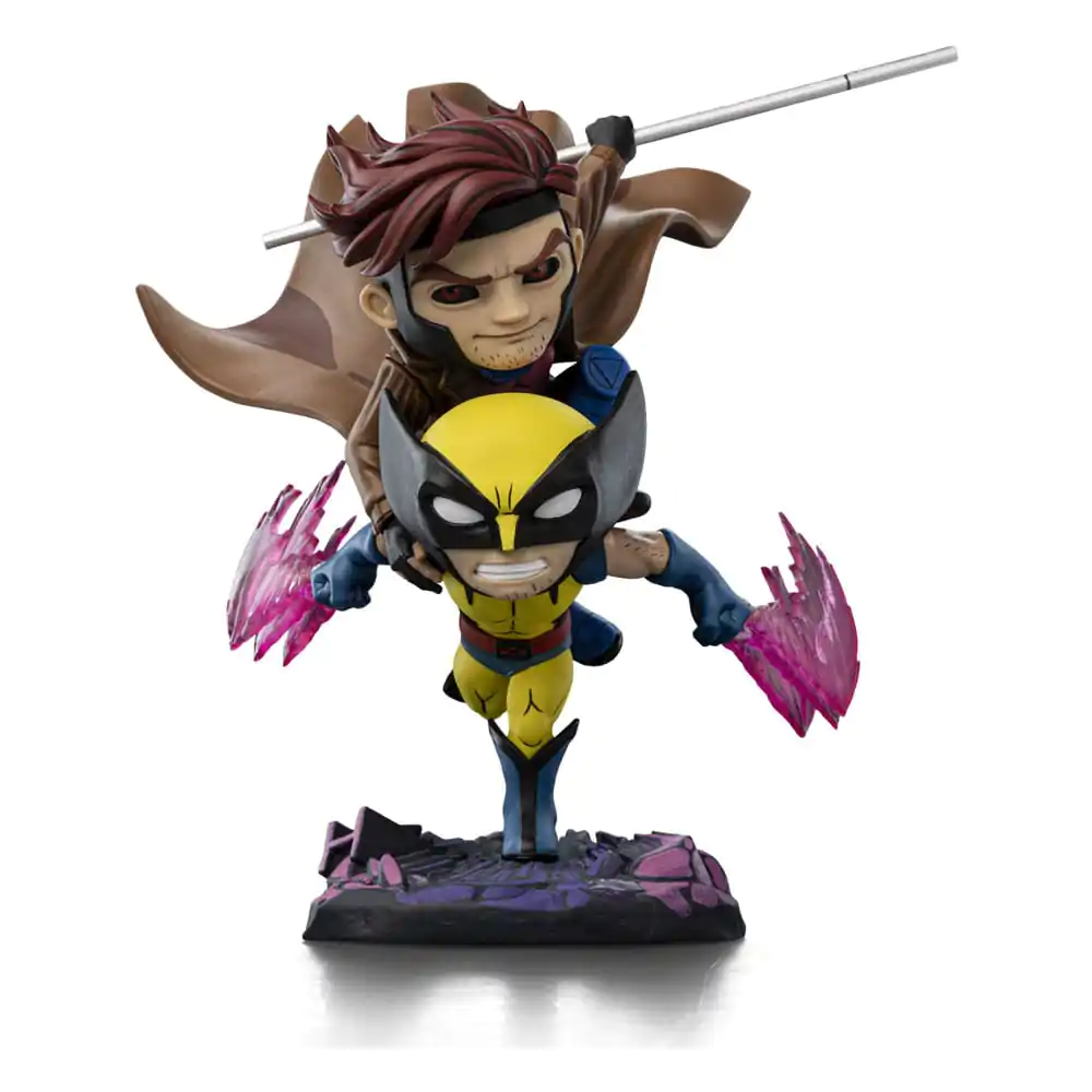 X-Men 97 Mini Co. PVC Figurka Gambit és Rozsomák 23 cm termékfotó