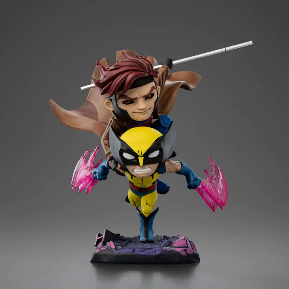 X-Men 97 Mini Co. PVC Figurka Gambit és Rozsomák 23 cm termékfotó