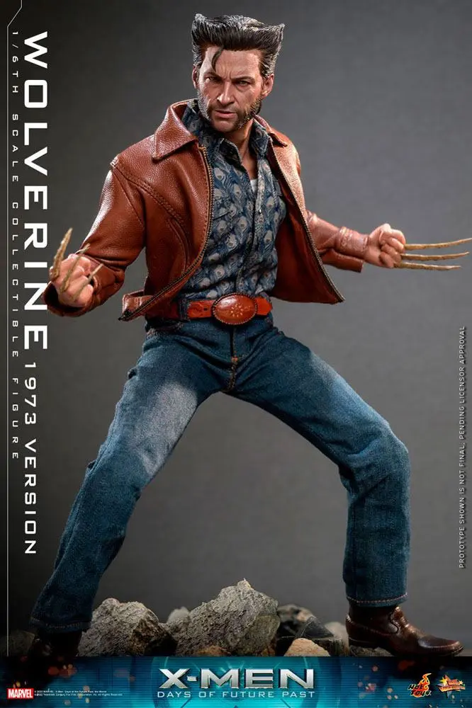 X-Men Days of Future Past Movie Masterpiece Akčná figúrka 1/6 Wolverine (verzia 1973) 30 cm termékfotó