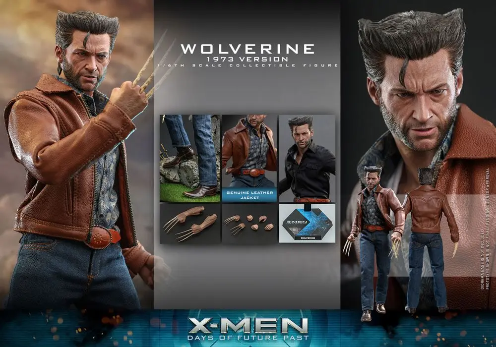 X-Men Days of Future Past Movie Masterpiece Akčná figúrka 1/6 Wolverine (verzia 1973) 30 cm termékfotó