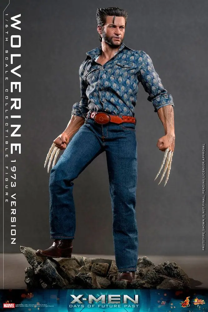 X-Men Days of Future Past Movie Masterpiece Akčná figúrka 1/6 Wolverine (verzia 1973) 30 cm termékfotó