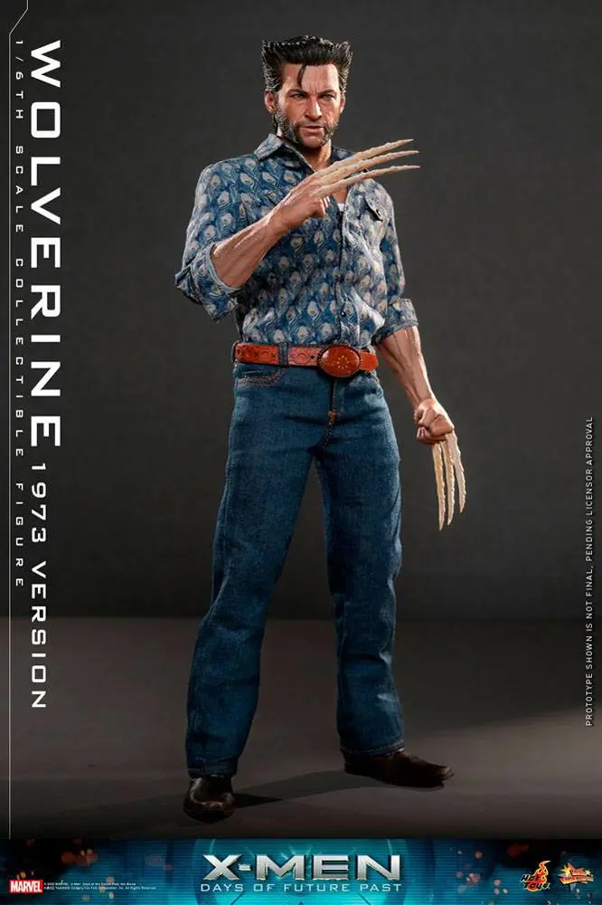 X-Men Days of Future Past Movie Masterpiece Akčná figúrka 1/6 Wolverine (verzia 1973) 30 cm termékfotó