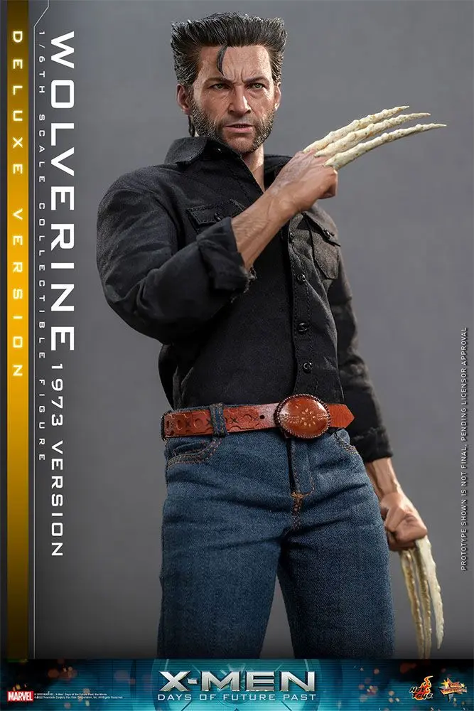 X-Men Days of Future Past Movie Masterpiece akčná figúrka 1/6 Wolverine (verzia 1973) Deluxe verzia 30 cm termékfotó