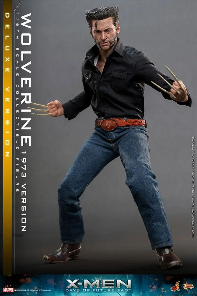 X-Men Days of Future Past Movie Masterpiece akčná figúrka 1/6 Wolverine (verzia 1973) Deluxe verzia 30 cm termékfotó