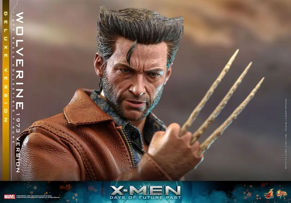 X-Men Days of Future Past Movie Masterpiece akčná figúrka 1/6 Wolverine (verzia 1973) Deluxe verzia 30 cm termékfotó