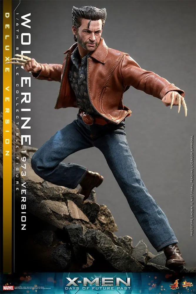 X-Men Days of Future Past Movie Masterpiece akčná figúrka 1/6 Wolverine (verzia 1973) Deluxe verzia 30 cm termékfotó