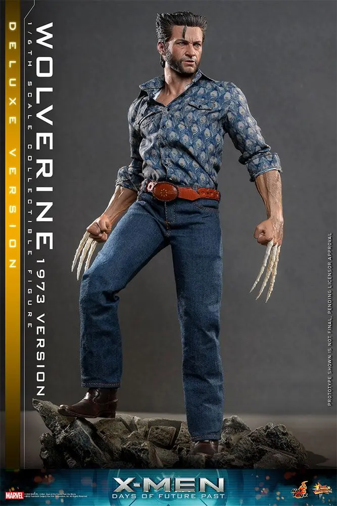 X-Men Days of Future Past Movie Masterpiece akčná figúrka 1/6 Wolverine (verzia 1973) Deluxe verzia 30 cm termékfotó