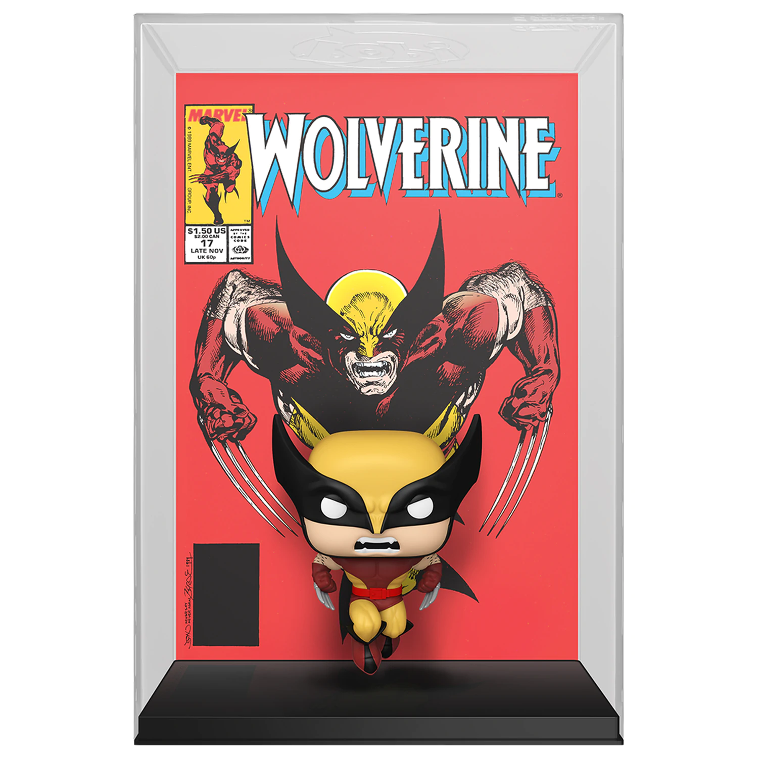 X-Men Funko POP! Comic Covers Vinylová figúrka Wolverine #17 (1989) produktová fotografia