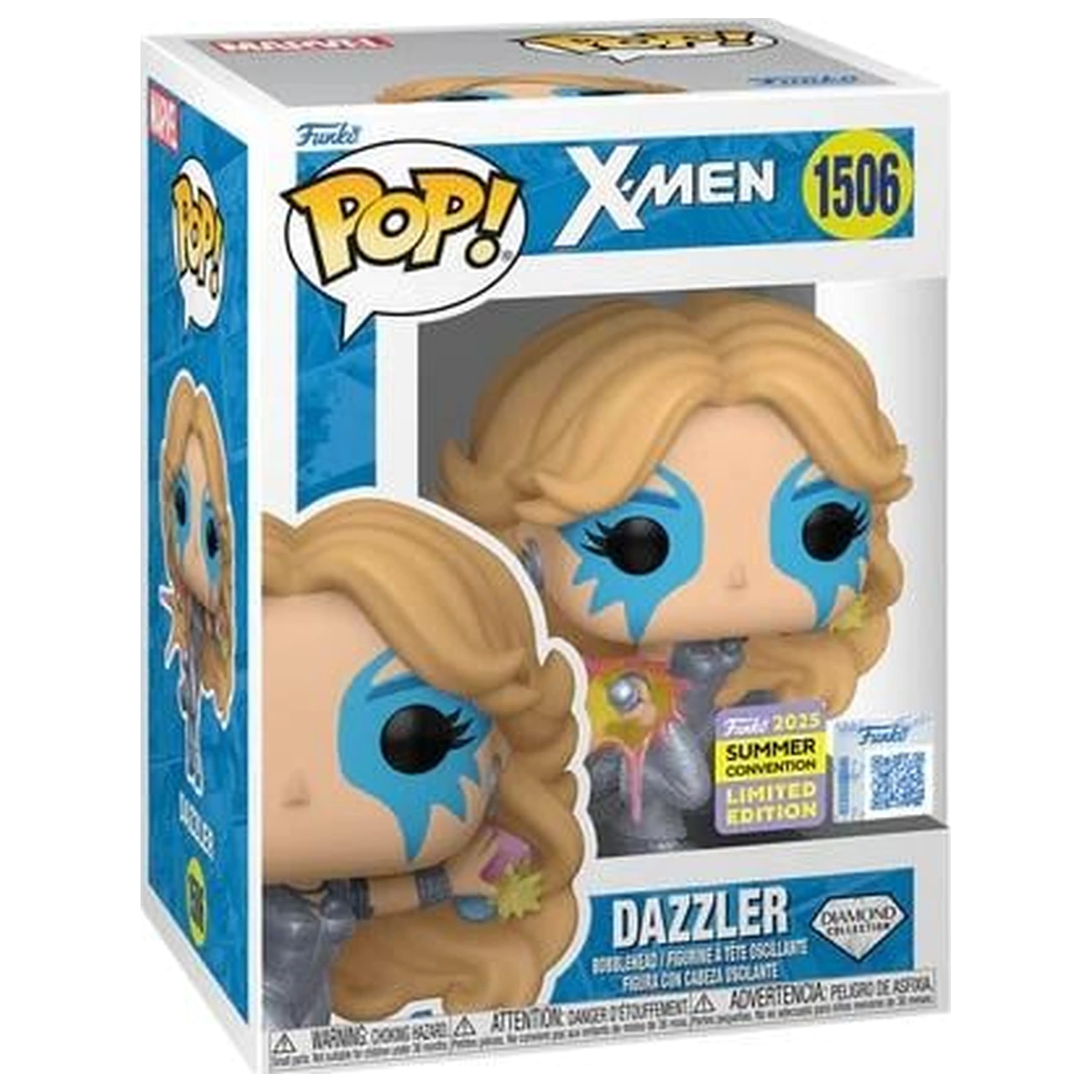 X-Men Funko POP! Vinylová figúrka Dazzler (Diamond) *Exkluzívna Verzia* 9 cm produktová fotografia