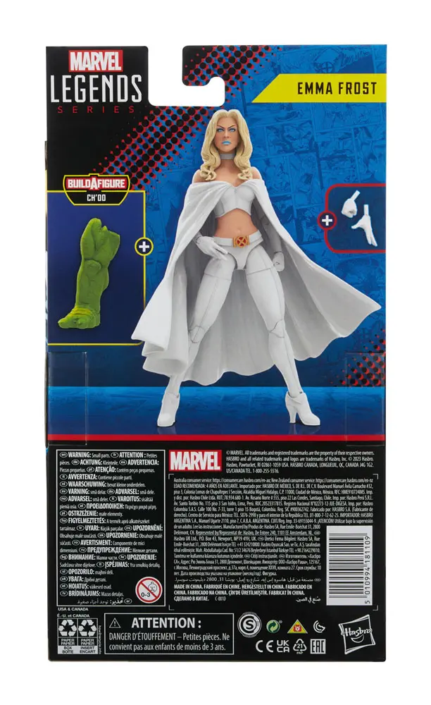 X-Men Marvel Legends Akčná figúrka Ch'od BAF: Emma Frost 15 cm termékfotó