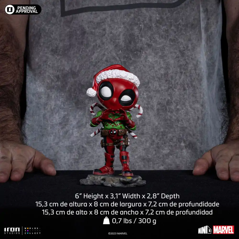 X-Men Mini Co. PVC figúrka Deadpool Christmas Version 15 cm produktová fotografia