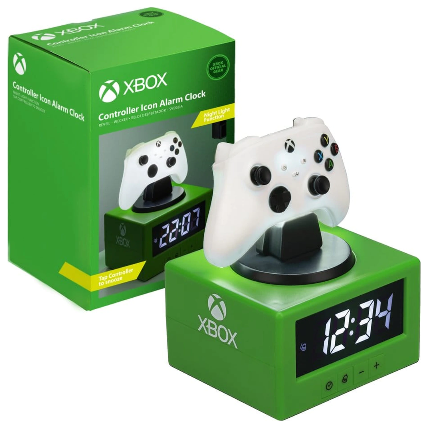 Xbox budík s ikonou ovládača produktová fotografia