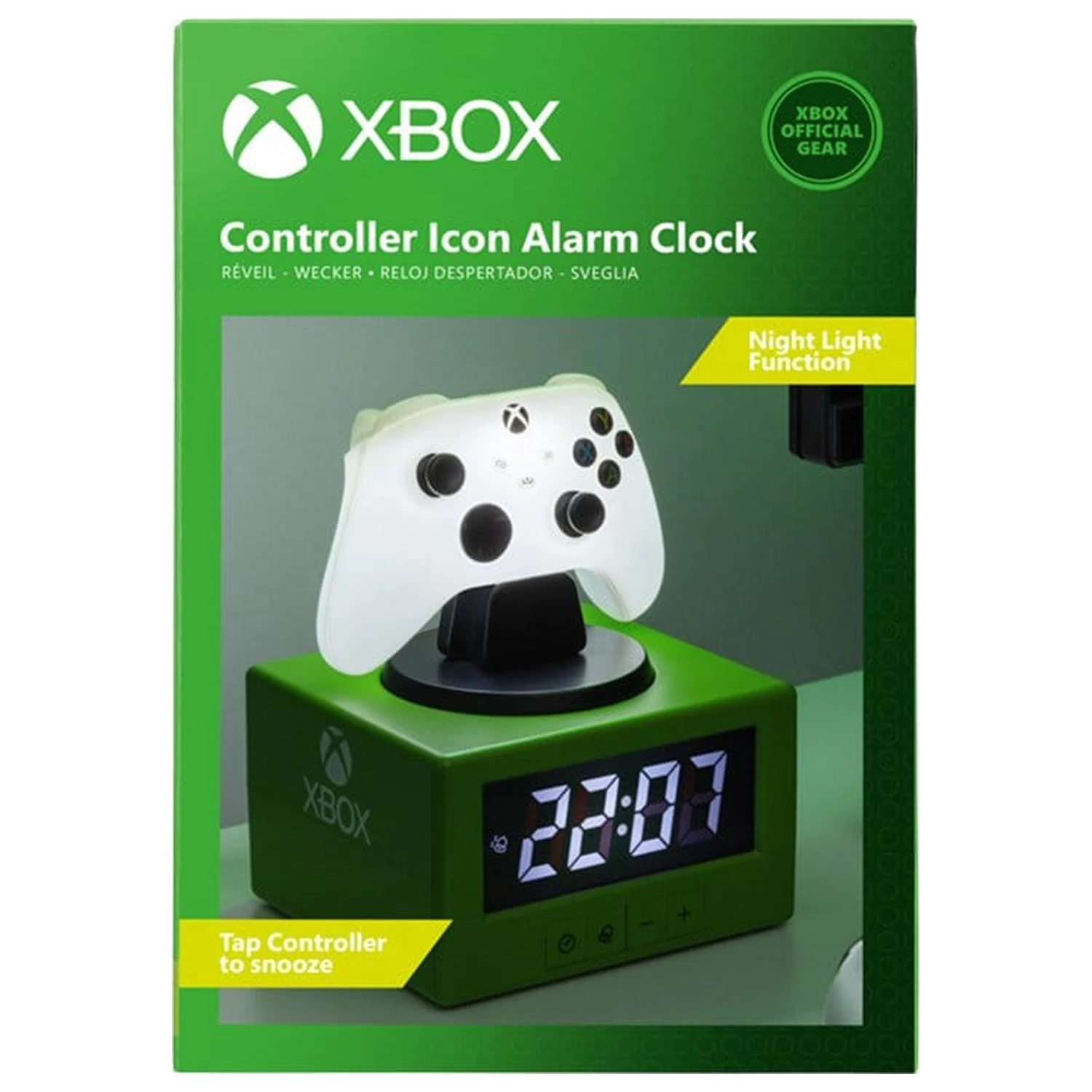 Xbox budík s ikonou ovládača produktová fotografia
