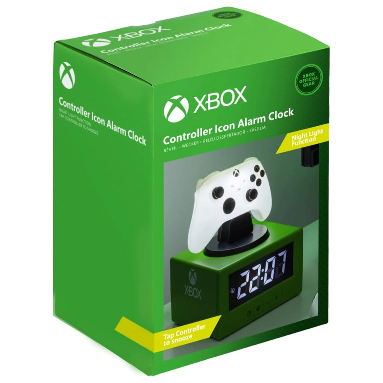 Xbox budík s ikonou ovládača produktová fotografia