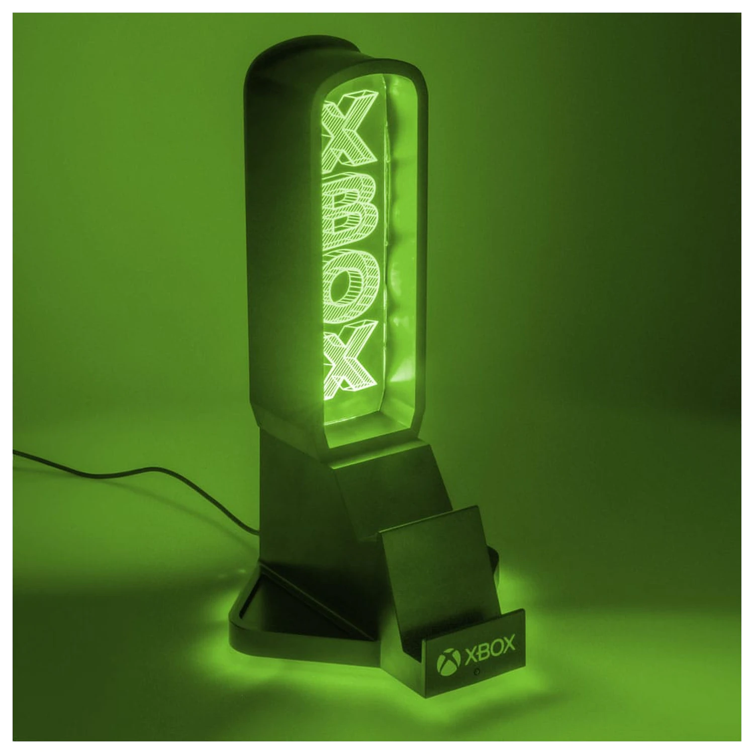 XBox stojan na slúchadlá na stôl so svetlom 30 cm produktová fotografia
