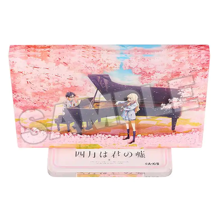 Your Lie in April Akrylový stojan s trblietkami 9 cm produktová fotografia