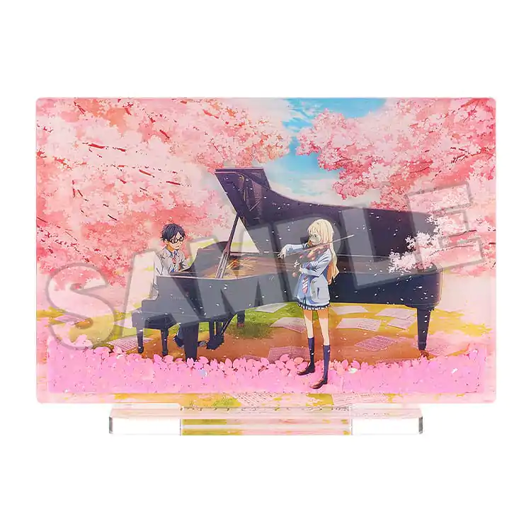 Your Lie in April Akrylový stojan s trblietkami 9 cm produktová fotografia