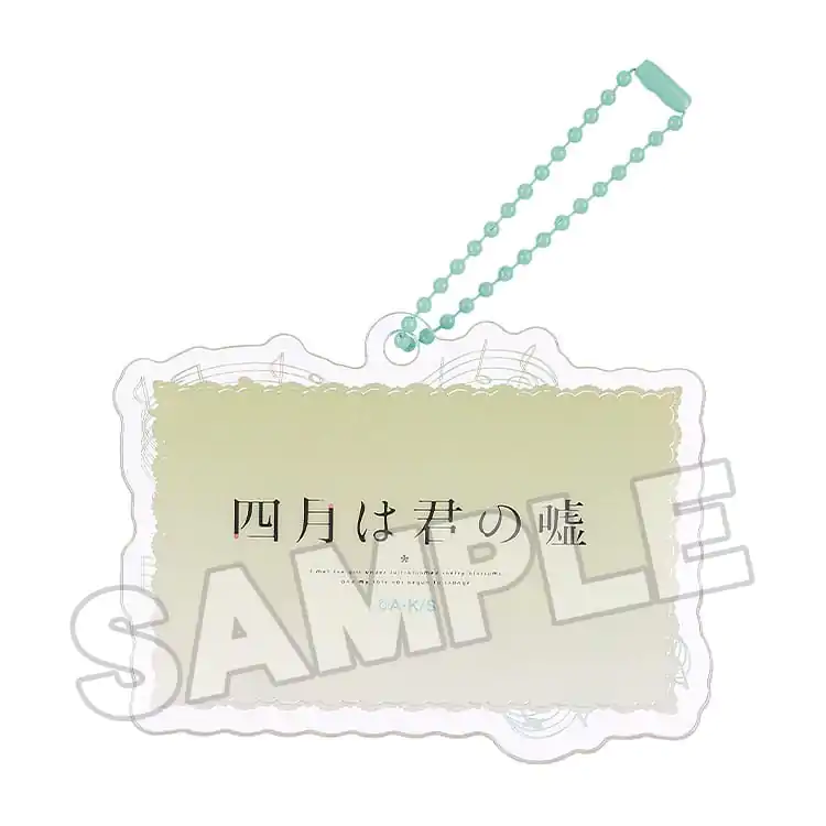 Your Lie in April Akrylová kľúčenka Anime Scene C 8 cm produktová fotografia