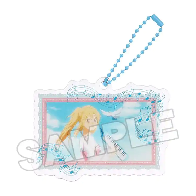Your Lie in April Akrylová kľúčenka Anime Scene D 8 cm produktová fotografia