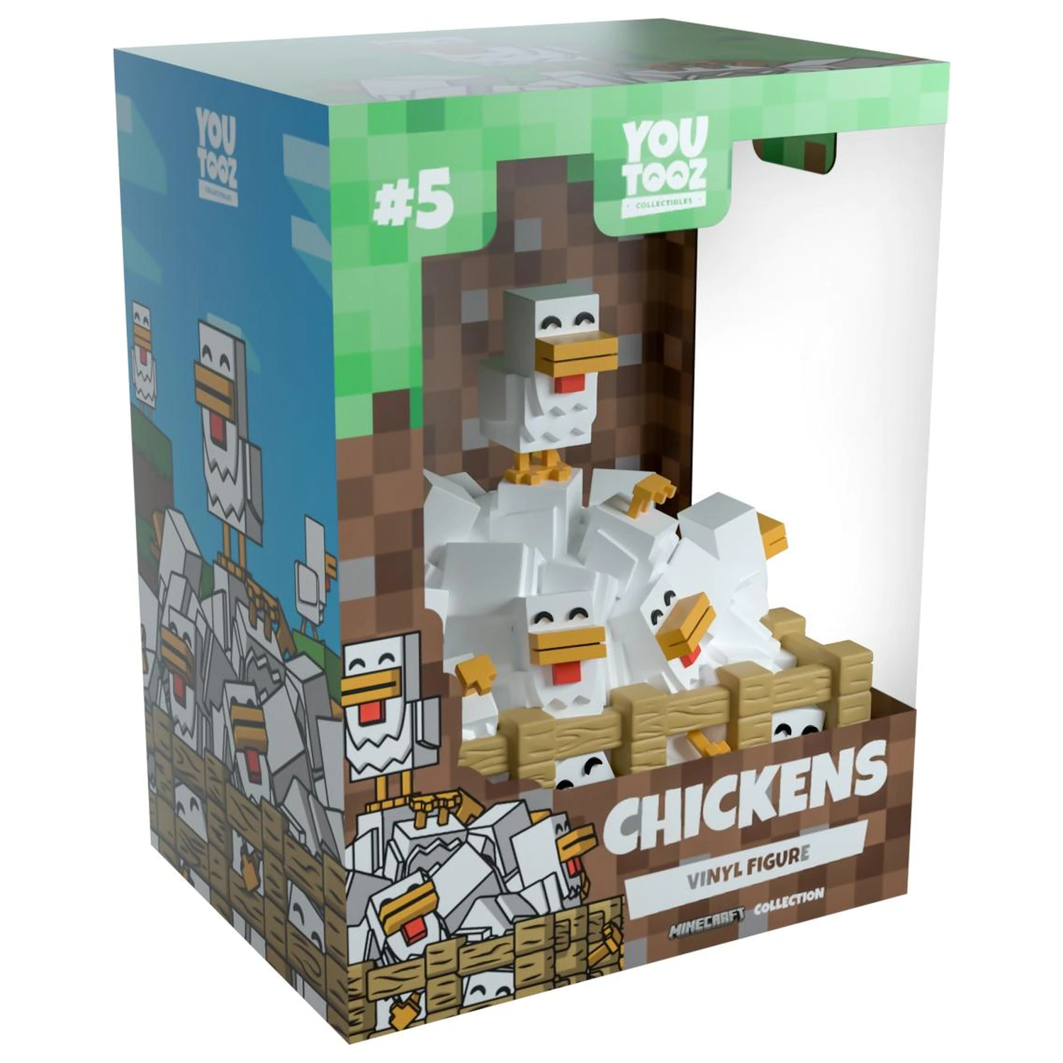 Minecraft Chickens figúrka 9 cm produktová fotografia