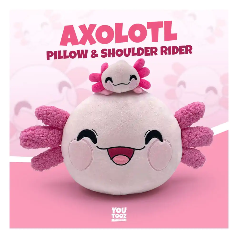 Youtooz Original plyšová figúrka Axolotl Shoulder Rider 15 cm produktová fotografia