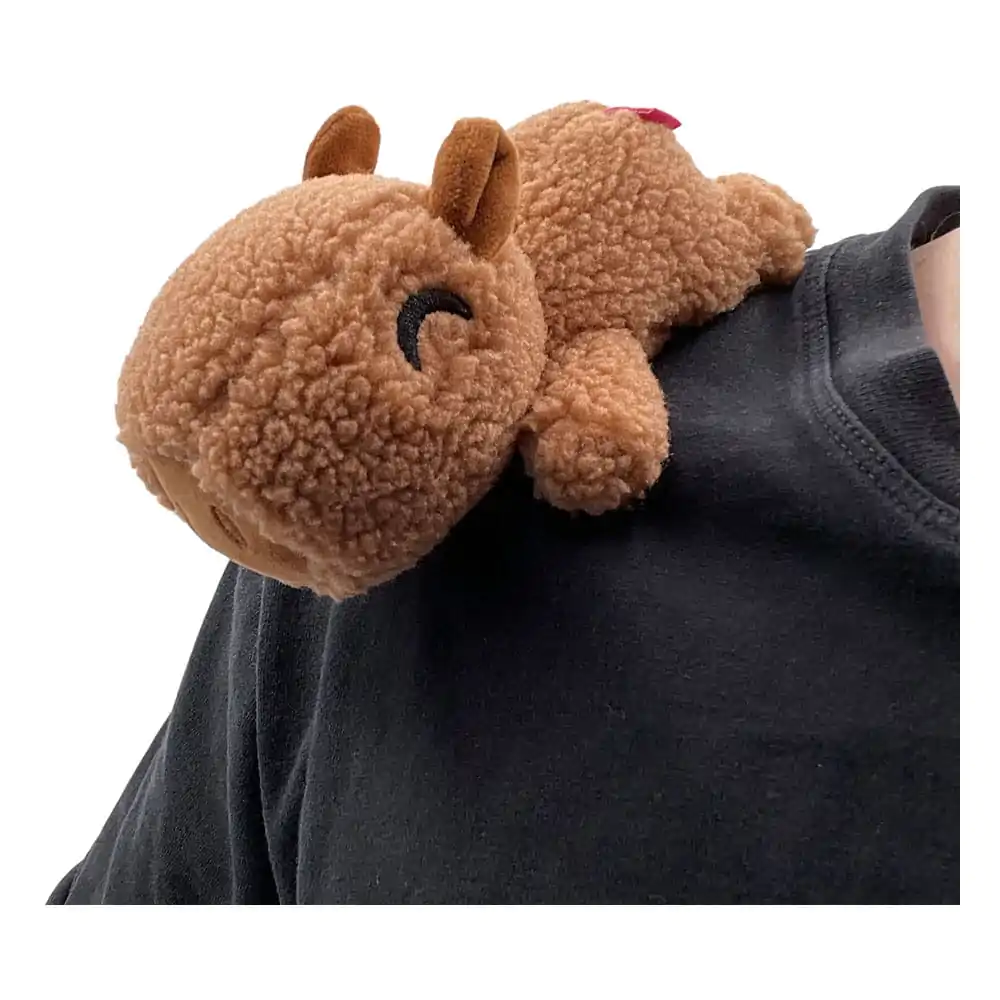 Youtooz Original plyšová figúrka Capybara Shoulder Rider 15 cm produktová fotografia