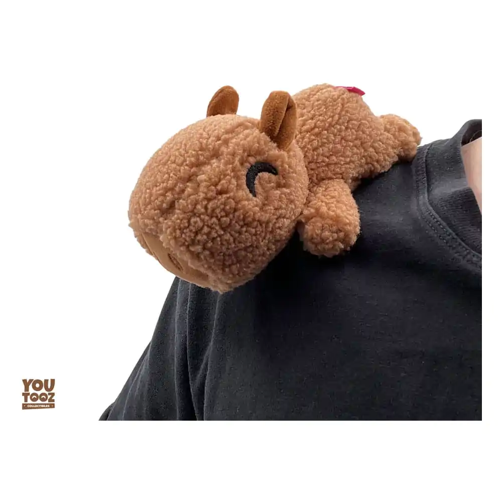 Youtooz Original plyšová figúrka Capybara Shoulder Rider 15 cm produktová fotografia