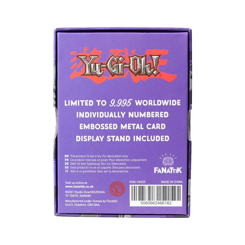 Yu-Gi-Oh! Replika karty Black Luster Soldier Limited Edition produktová fotografia