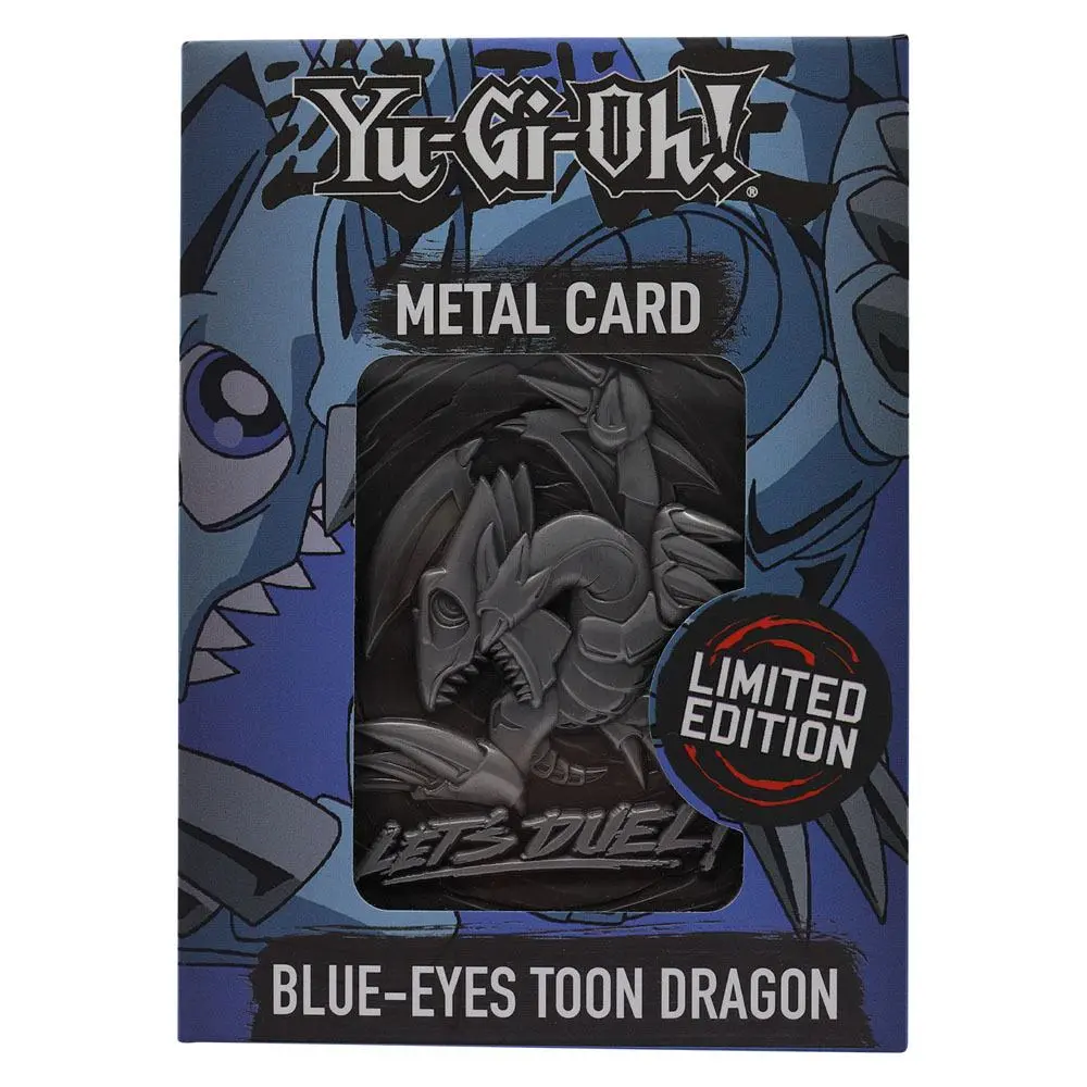 Yu-Gi-Oh! Replica karta Blue Eyes Toon Dragon Limited Edition produktová fotografia