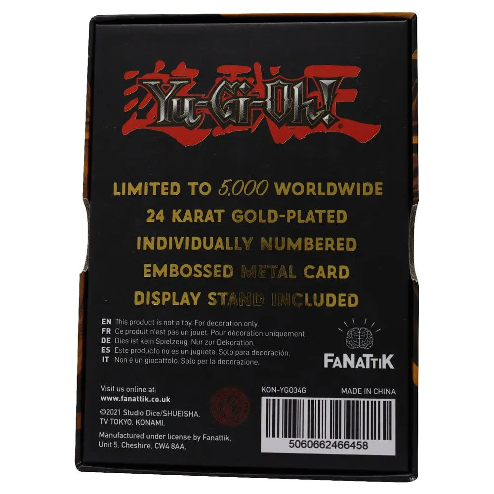Yu-Gi-Oh! Replika karty Hrniec chamtivosti (pozlátená) produktová fotografia