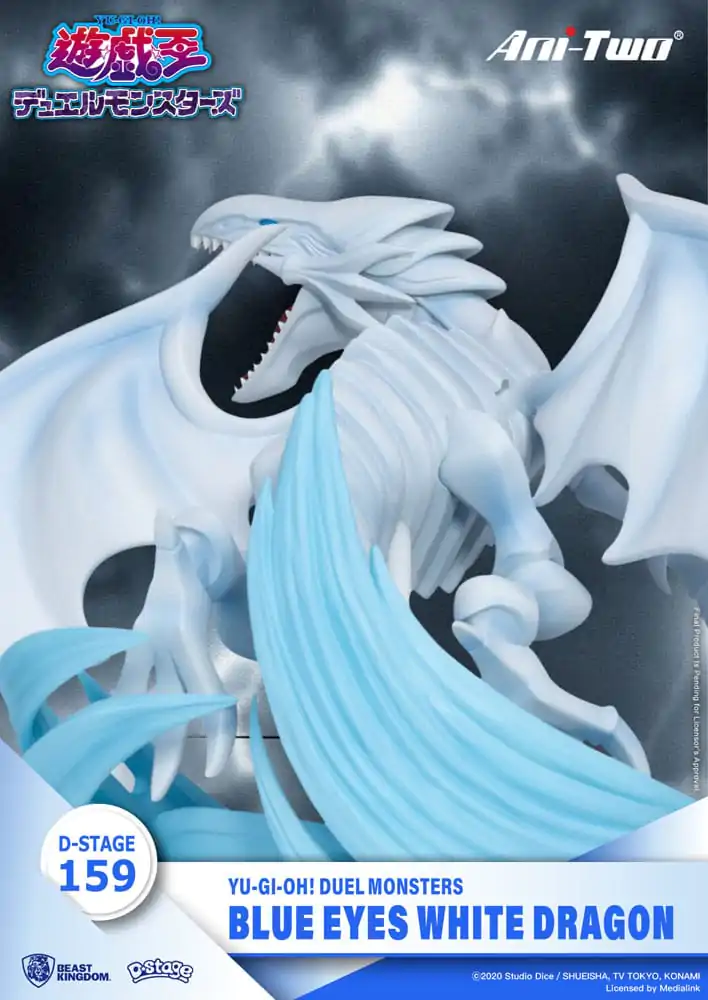 Yu-Gi-Oh! Duel Monsters D-Stage PVC Dioráma Blue Eyes White Dragon 15 cm produktová fotografia
