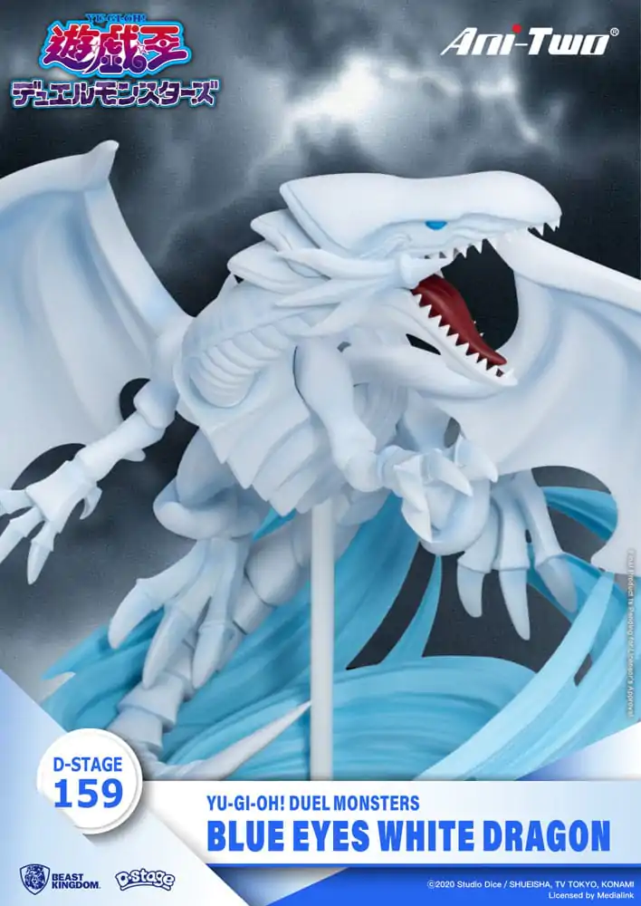 Yu-Gi-Oh! Duel Monsters D-Stage PVC Dioráma Blue Eyes White Dragon 15 cm produktová fotografia