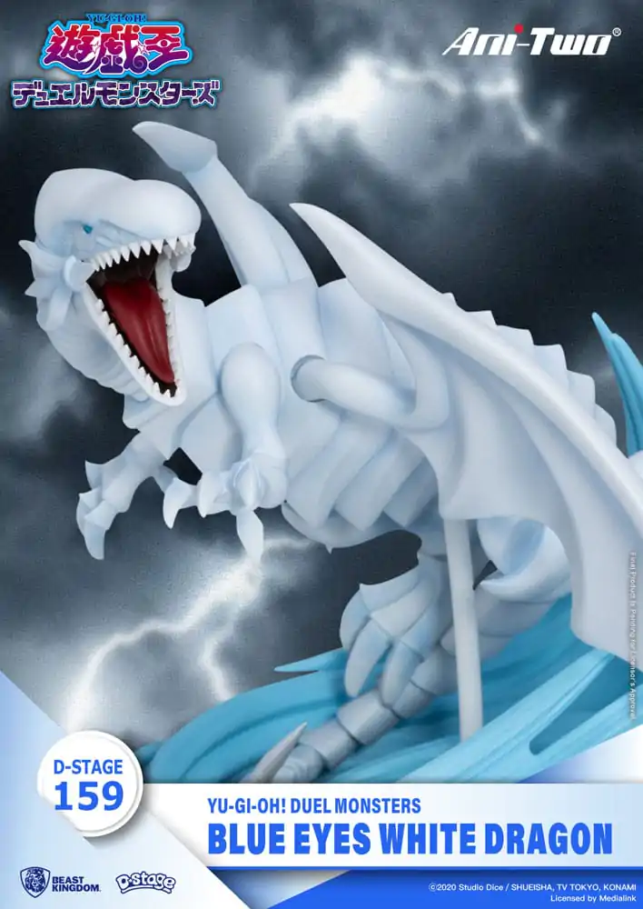Yu-Gi-Oh! Duel Monsters D-Stage PVC Dioráma Blue Eyes White Dragon 15 cm produktová fotografia