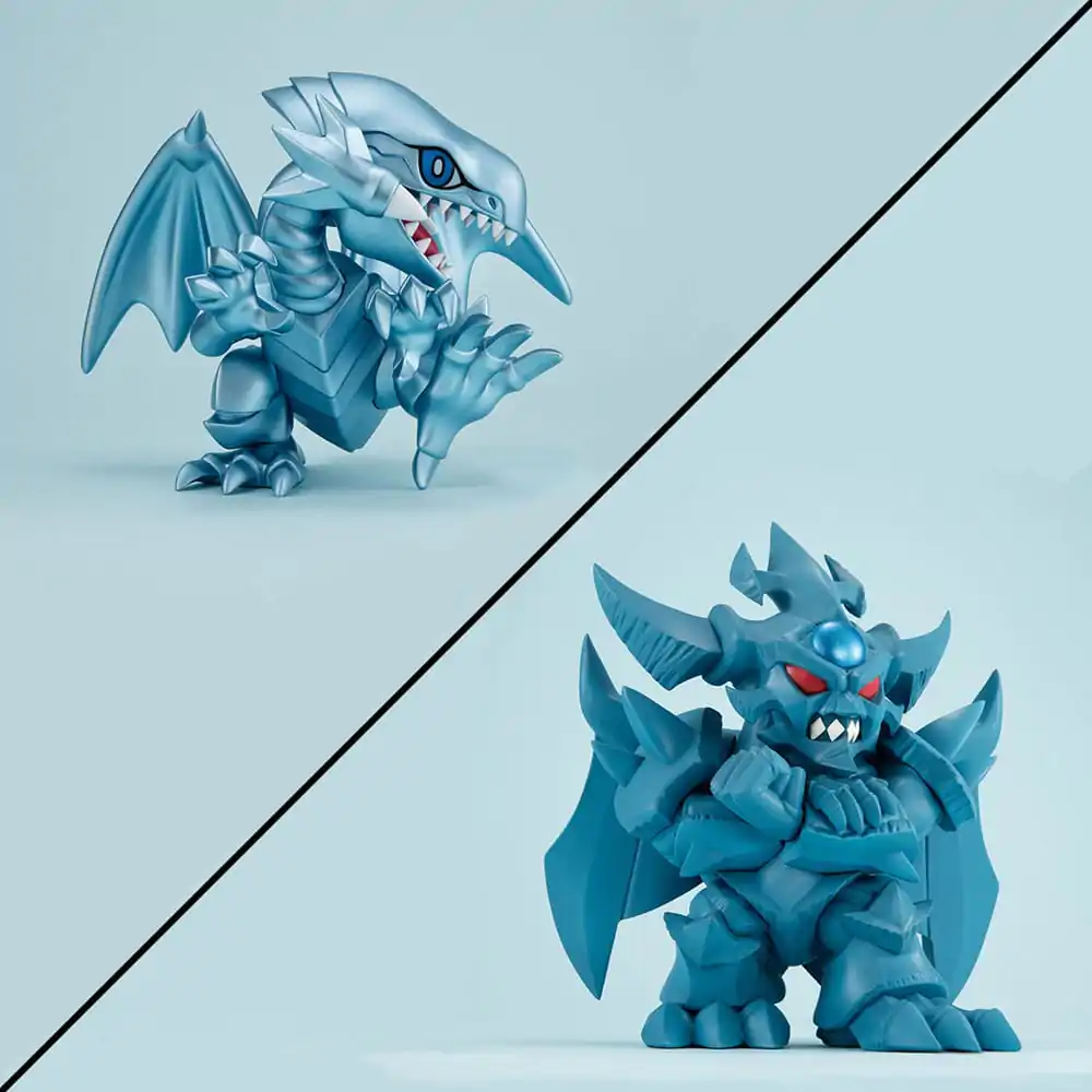 Yu-Gi-Oh! Duel Monsters Megatoon PVC soška Blue Eyes White Dragon &amp; Obelisk the Tormentor (darček) termékfotó