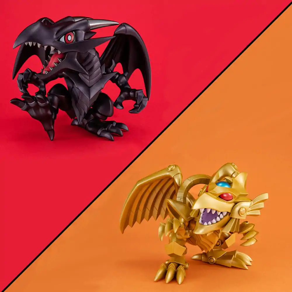 Yu-Gi-Oh! Duel Monsters Megatoon PVC szobor Red Eyes Black Dragon & The Winged Dragon of Ra 13 cm (ajándékkal) termékfotó