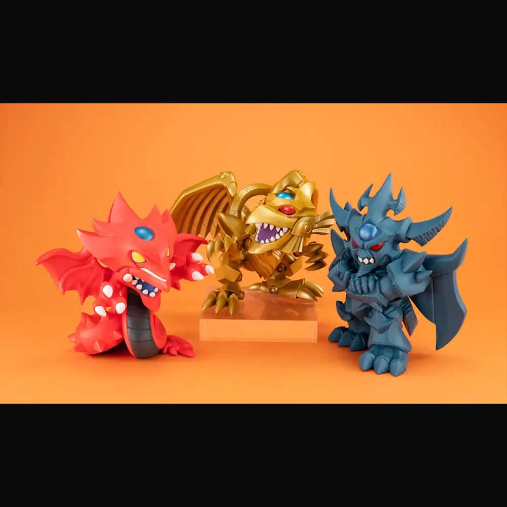 Yu-Gi-Oh! Duel Monsters Megatoon PVC szobor Red Eyes Black Dragon & The Winged Dragon of Ra 13 cm (ajándékkal) termékfotó