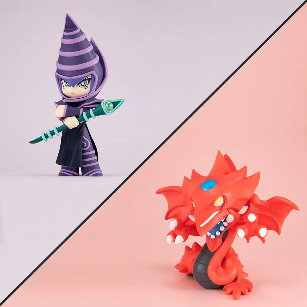 Yu-Gi-Oh! Duel Monsters Megatoon PVC figurka Slifer the Sky Dragon & Dark Magician (ajándékkal) termékfotó