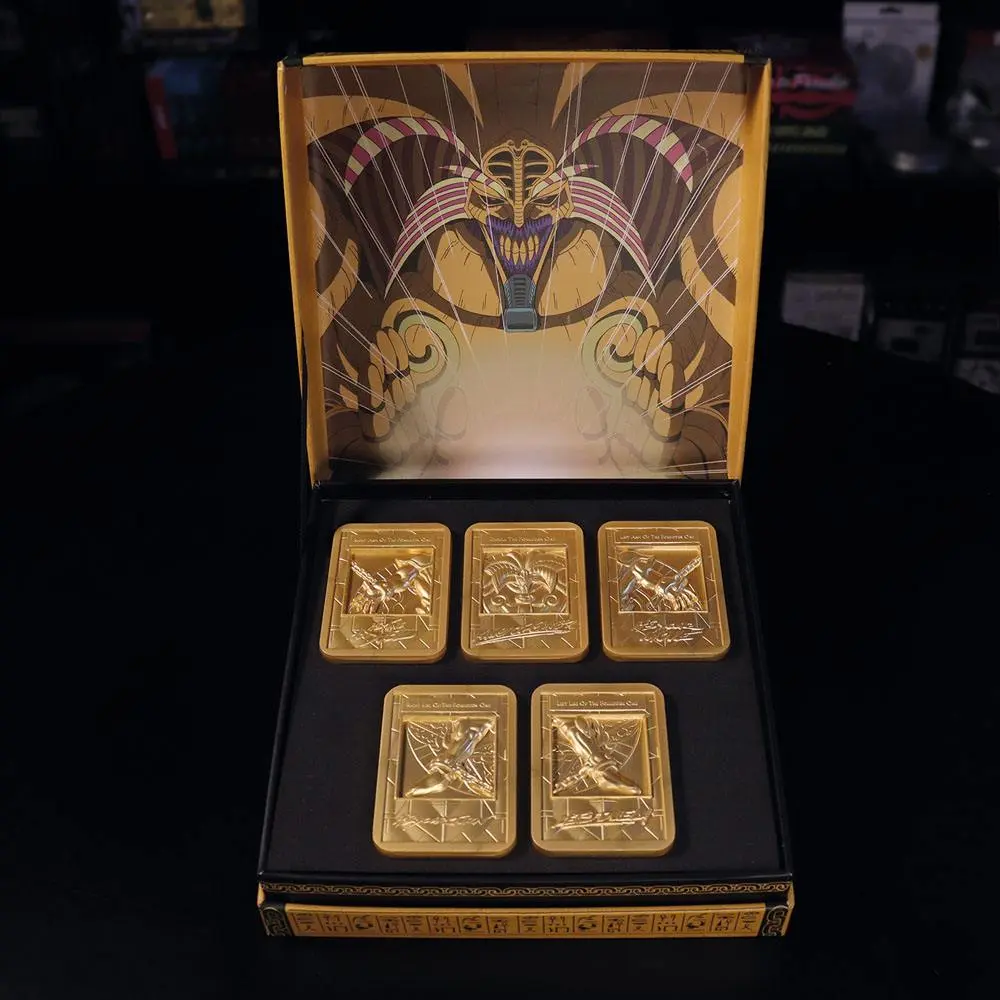 Yu-Gi-Oh! Exodia the Forbidden One pozlátená sada ingotov produktová fotografia
