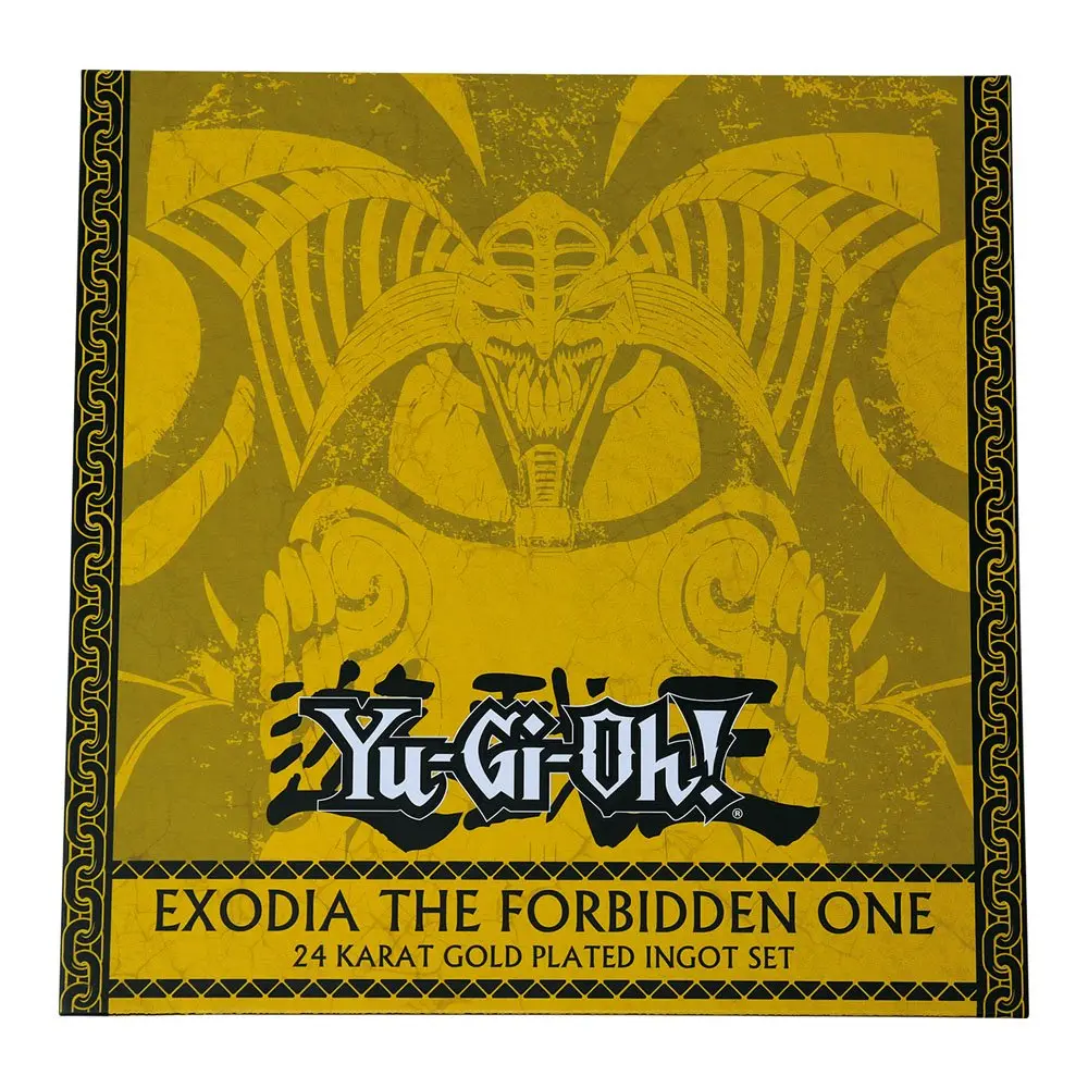 Yu-Gi-Oh! Exodia the Forbidden One pozlátená sada ingotov produktová fotografia