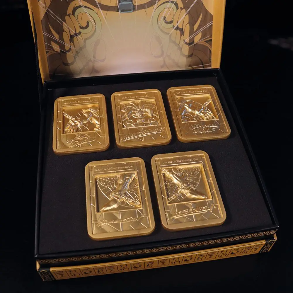 Yu-Gi-Oh! Exodia the Forbidden One pozlátená sada ingotov produktová fotografia