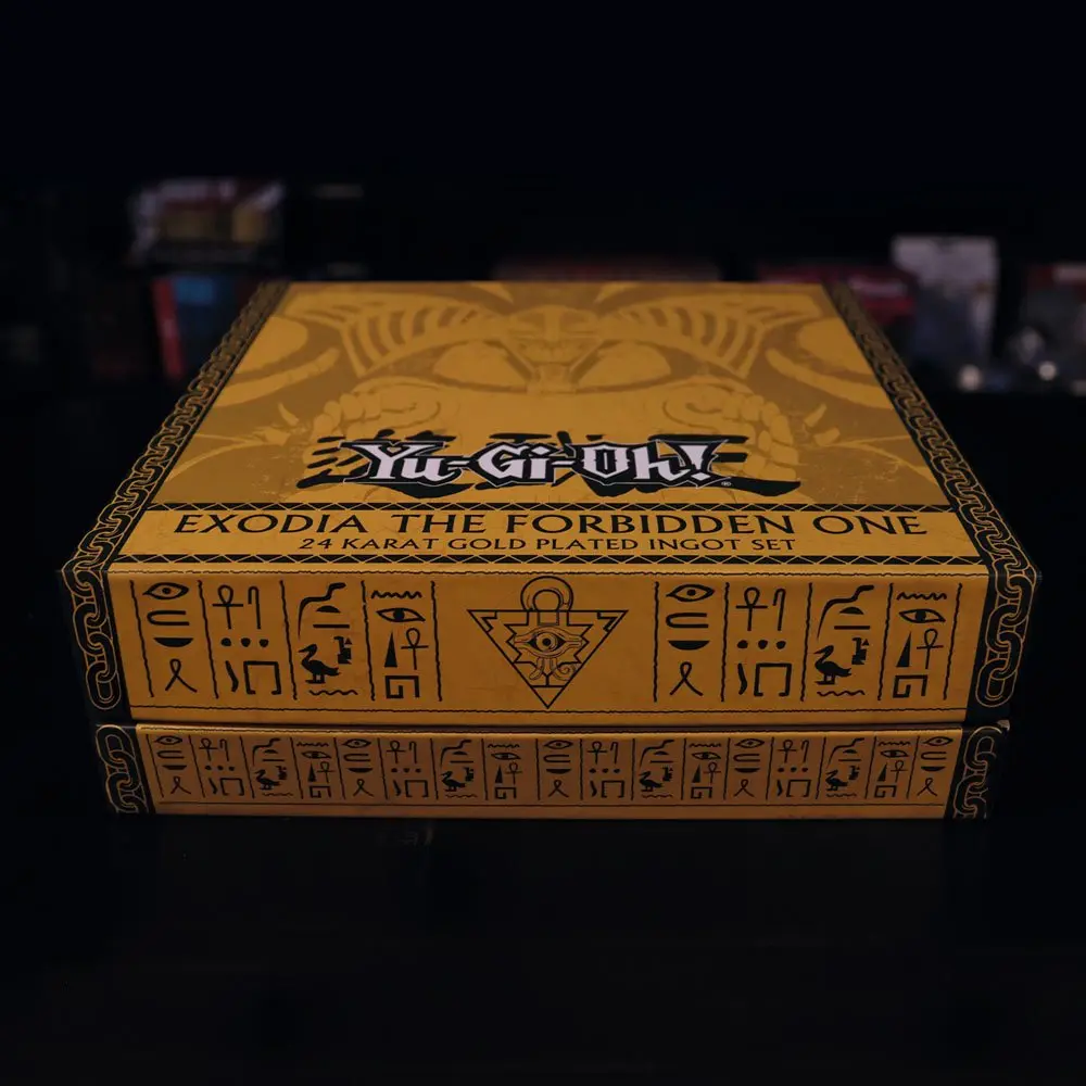 Yu-Gi-Oh! Exodia the Forbidden One pozlátená sada ingotov produktová fotografia
