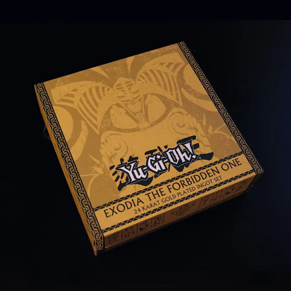 Yu-Gi-Oh! Exodia the Forbidden One pozlátená sada ingotov produktová fotografia