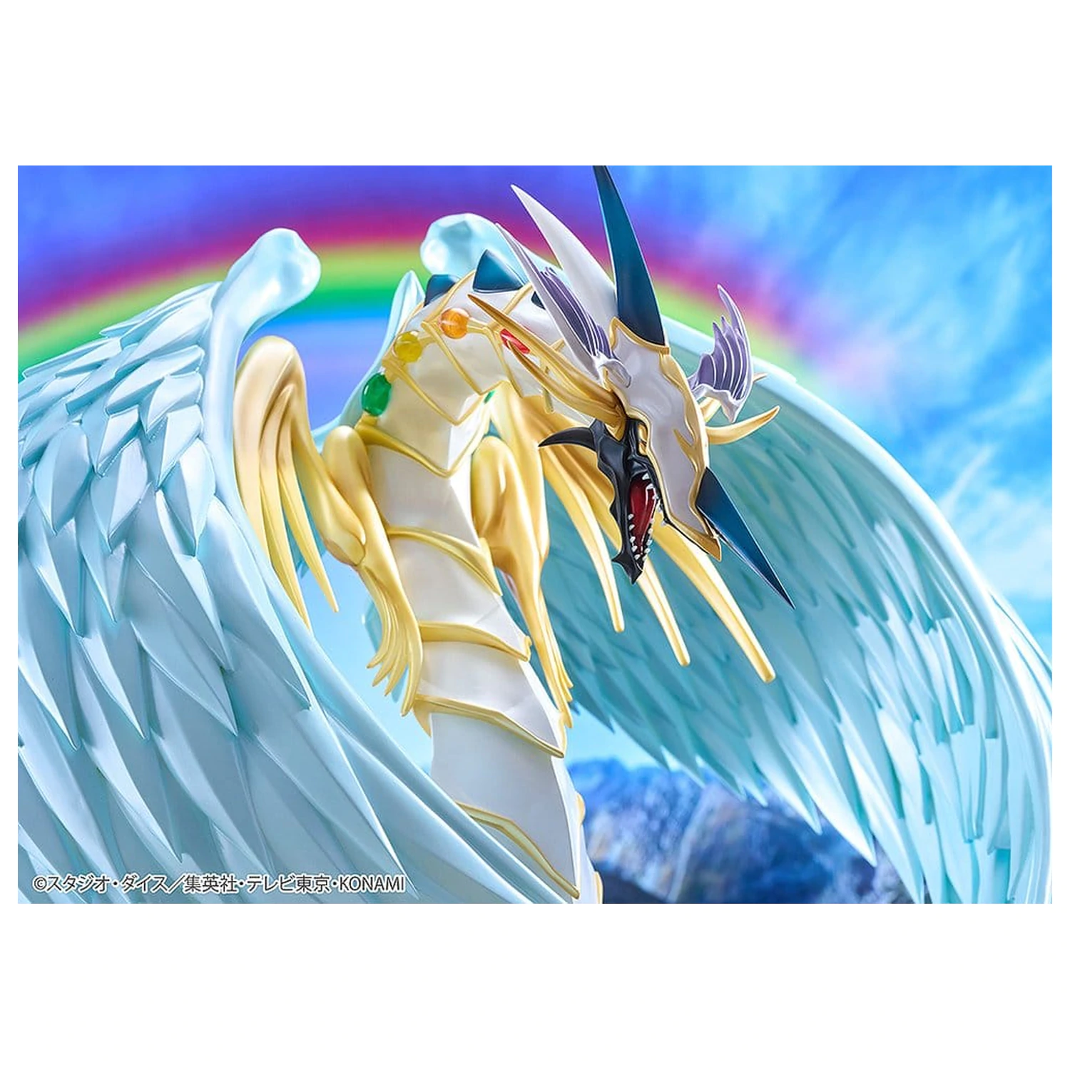 Yu-Gi-Oh! GX PVC figúrka Rainbow Dragon 28 cm produktová fotografia