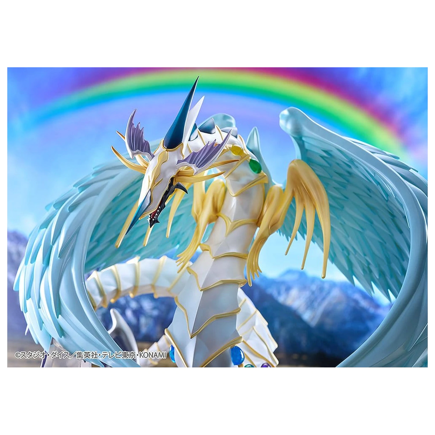 Yu-Gi-Oh! GX PVC figúrka Rainbow Dragon 28 cm produktová fotografia
