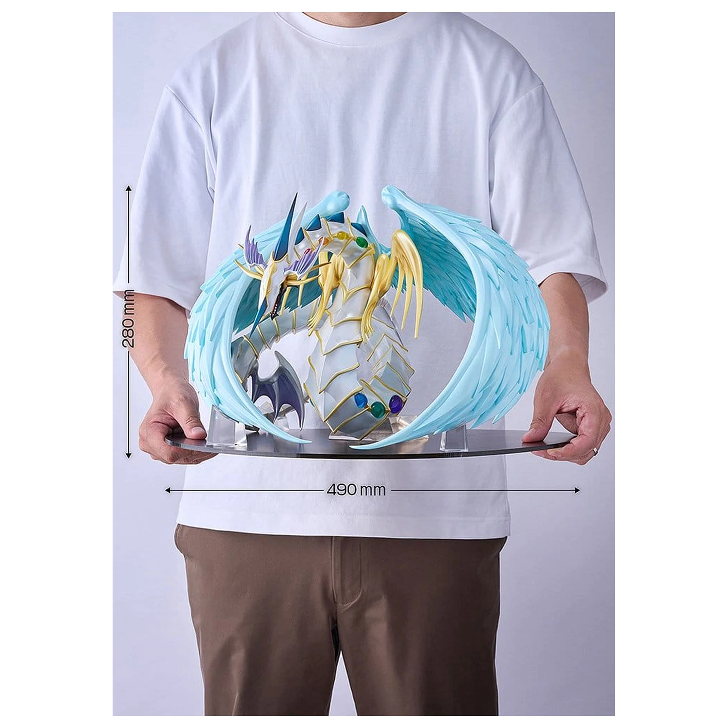 Yu-Gi-Oh! GX PVC figúrka Rainbow Dragon 28 cm produktová fotografia