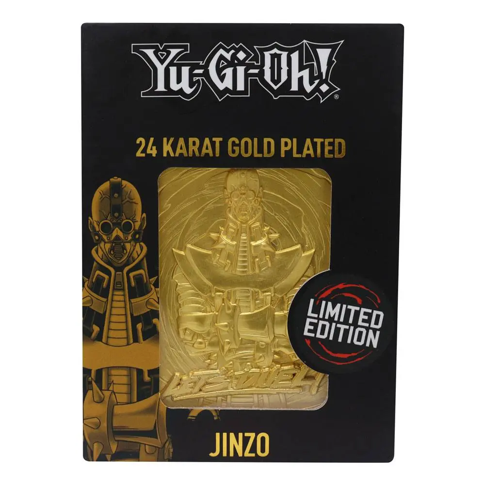 Yu-Gi-Oh! Zlatá tehlička Jinzo Limited Edition (pozlátená) produktová fotografia